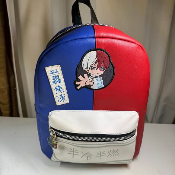 My Hero Academia Shoto Todoroki Fire & Ice Mini Backpack - Picture 1 of 11